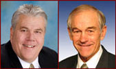 Charles Goyette and Ron Paul.